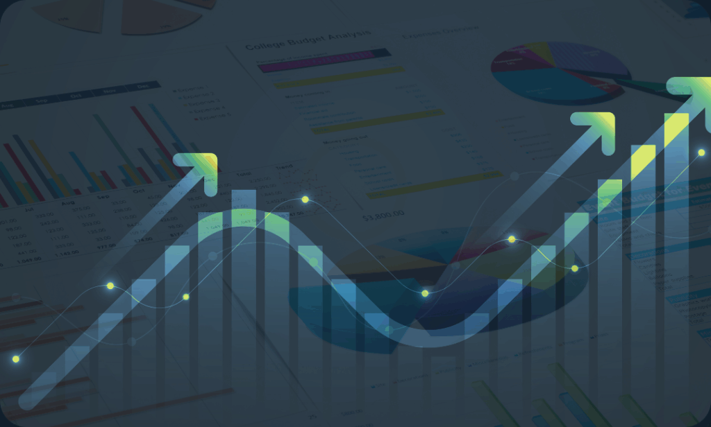 decorative image of graphs and tables