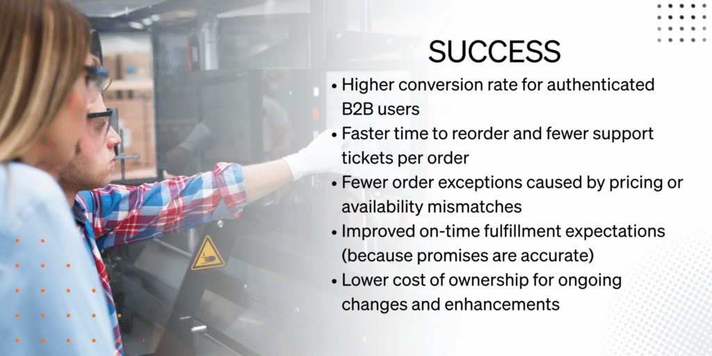 Universal commerce B2B success metrics