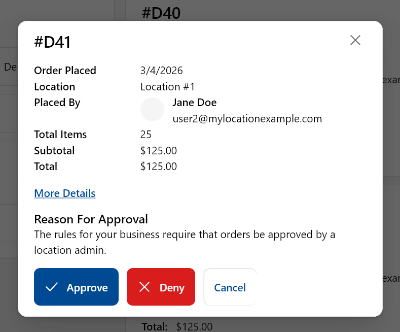 Order Handling 3