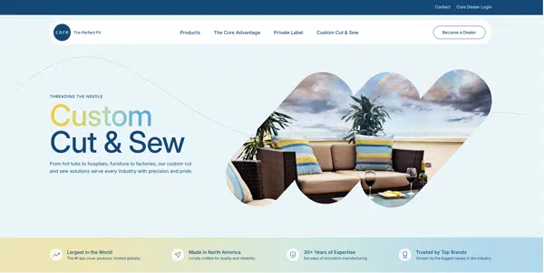 core covers home page